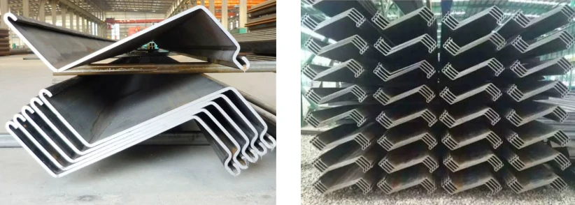 Z-shape steel sheet piles Z-shape steel sheet piles
