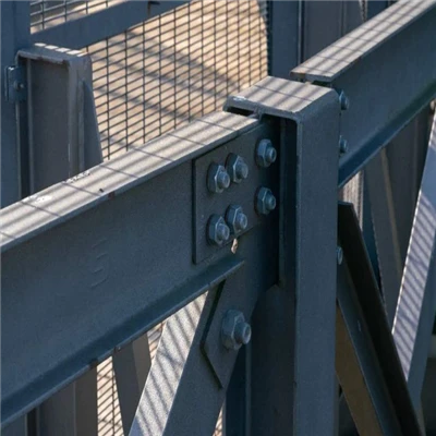 Vigas simplemente apoyadas de acero estructural fabricadas